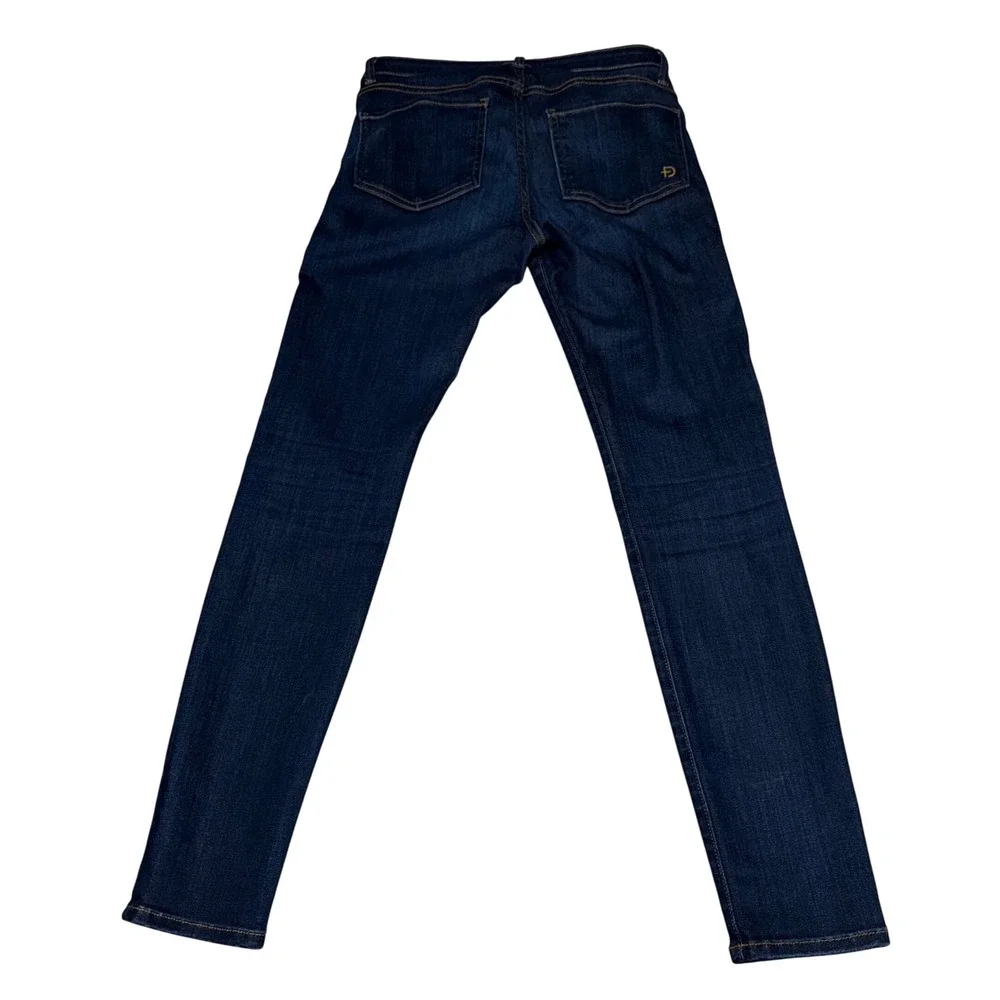 Fidelity Denim Gwen High Rise Super Skinny Jeans Dark Wash Women's Size 25 - Picture 9 of 10